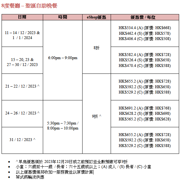 8度海逸酒店 8度餐廳。