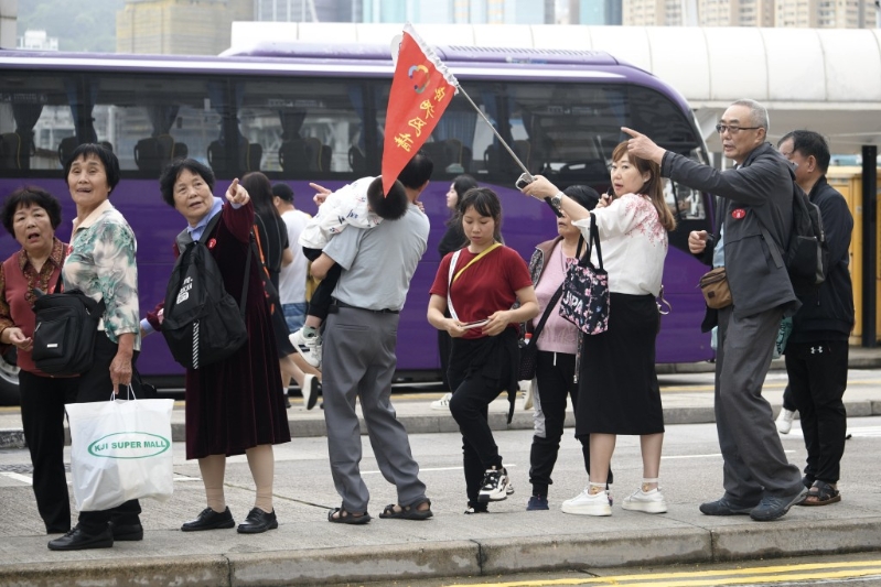 五一長假未到，不少旅行團(tuán)已率先到港。