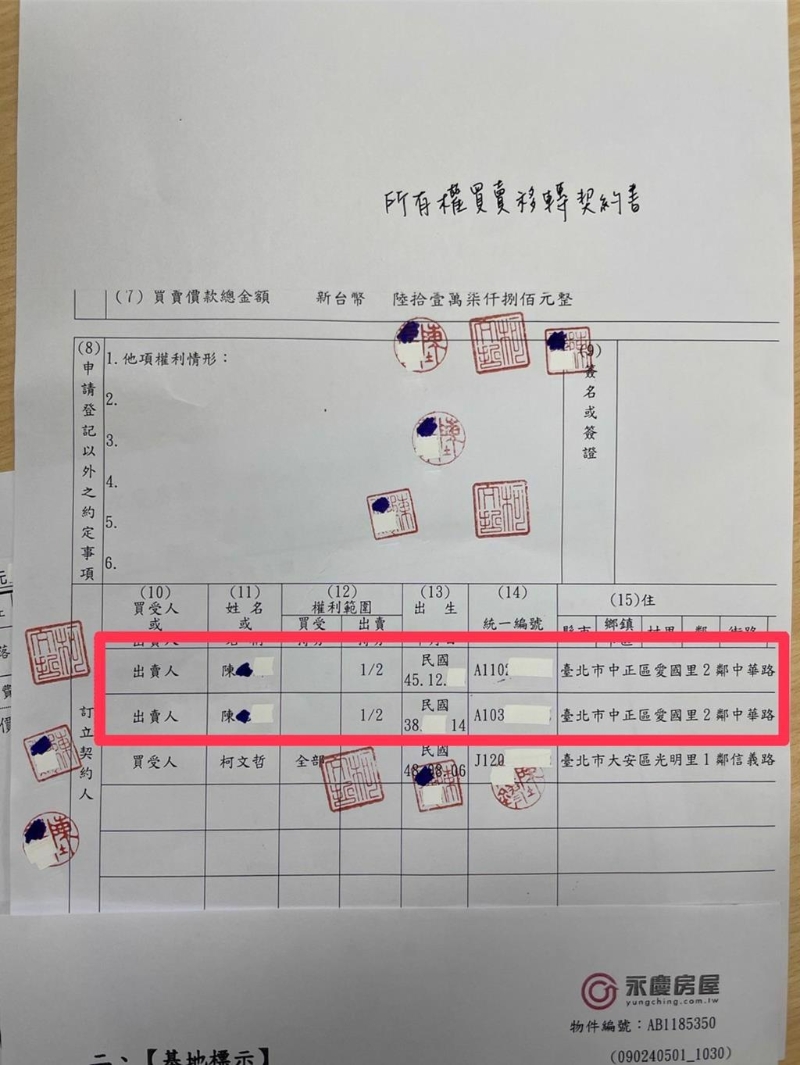 柯文哲4300萬買商辦，契約書竟寫“61萬” ？